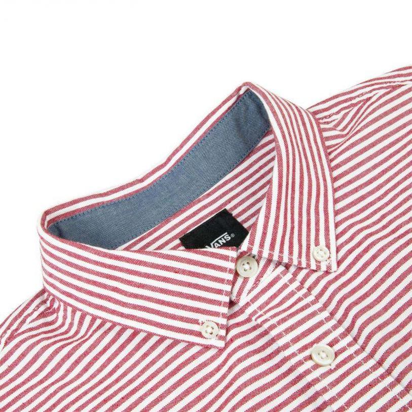 Vans X Wheres Waldo Collaboration Comfortable Durable Casual Short Sleeve Shirt Men shirts Pink VN0000MYZ4Q