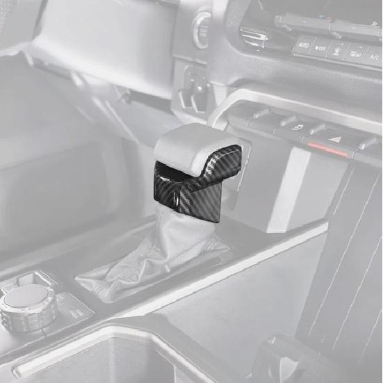 For Toyota Tacoma 2024-2025 Carbon Fiber Interior Gear Shifter Knob Cover Trim3*