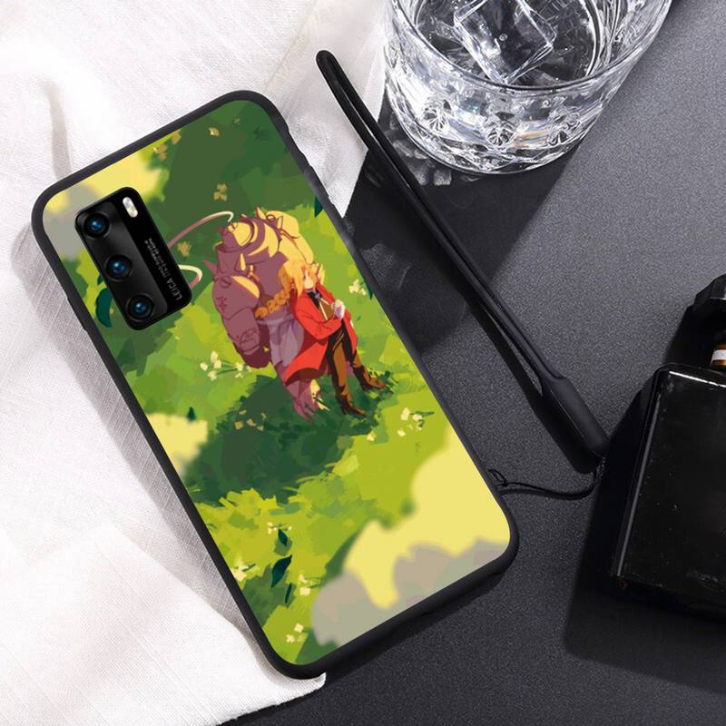 Anime FULLMETAL ALCHEMIST Phone Case For Huawei Y6 Y7 Y9 Prime 2019 Y9s Mate 10 20 40 Pro Lite Nova 5t Silicone Cover