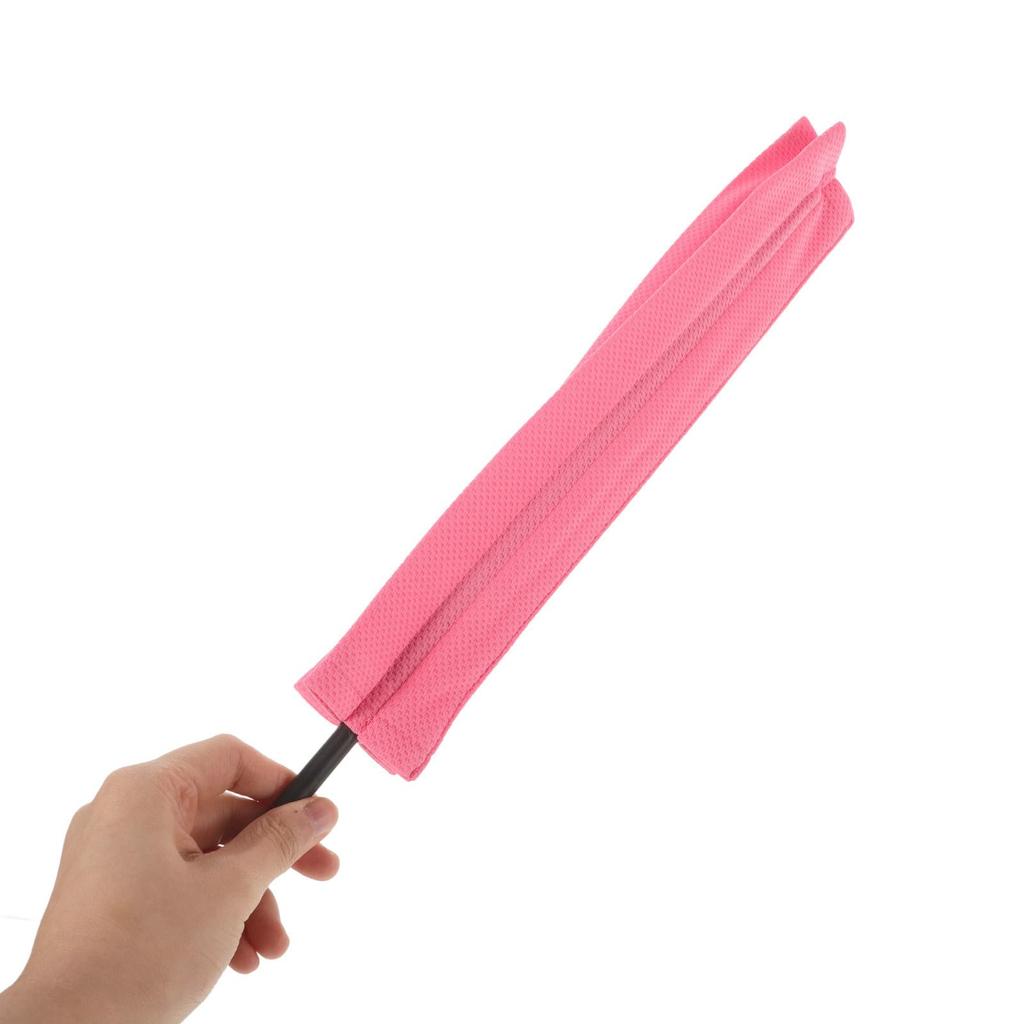 Vaguelly Pink Fiber ABS Flute Cleaning Kit with Cleaning Cloth and Probing Rod (Reusable)