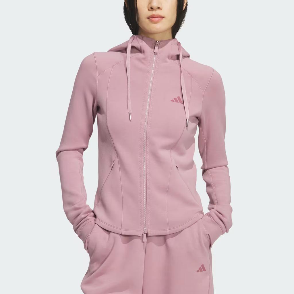 Adidas Jackets Women's Light Purple Hooded Moderate Other KH2700