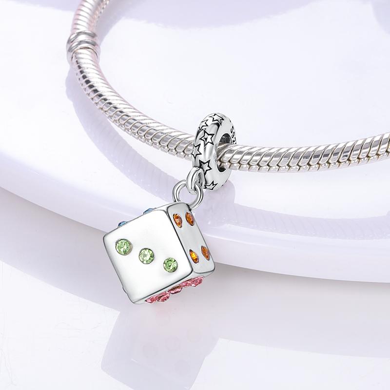 Plated 925 Silver circus clown Charms Fit 925 Charms Bracelet Beads Jewelry Gifts for Women