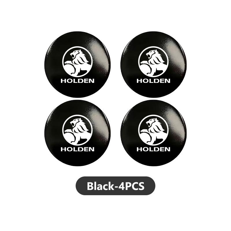 For Holden 4pcs 3D Car Logo Wheel Center Hub Cap Dust-proof Badge Sticker Colorado Captiva Commodor VT VX VU VY VZ HSV Astra