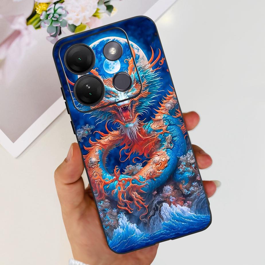 Für Infinix Smart 7 HD Hülle X6516 Luxuriös Beliebt Bemalte Abdeckung Weiche Silikon Handyhülle Für Infinix Smart 7 Plus Smart7 HD Schale