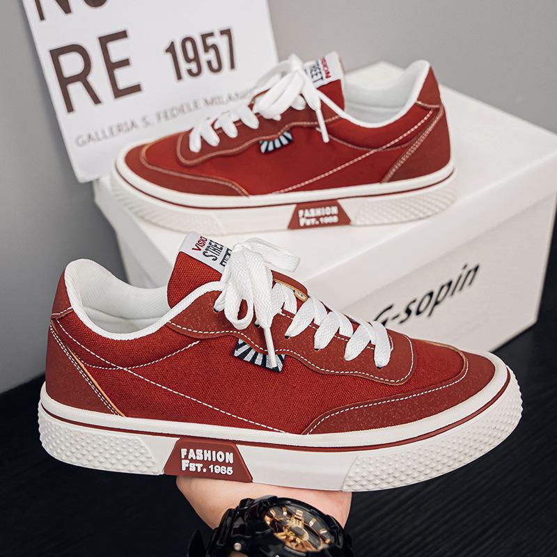 

Мужская обувь лето новая легкая и дышащая повседневная парусиновая обувь мужская модная универсальная низкая мягкая подошва спортивная обувь 44