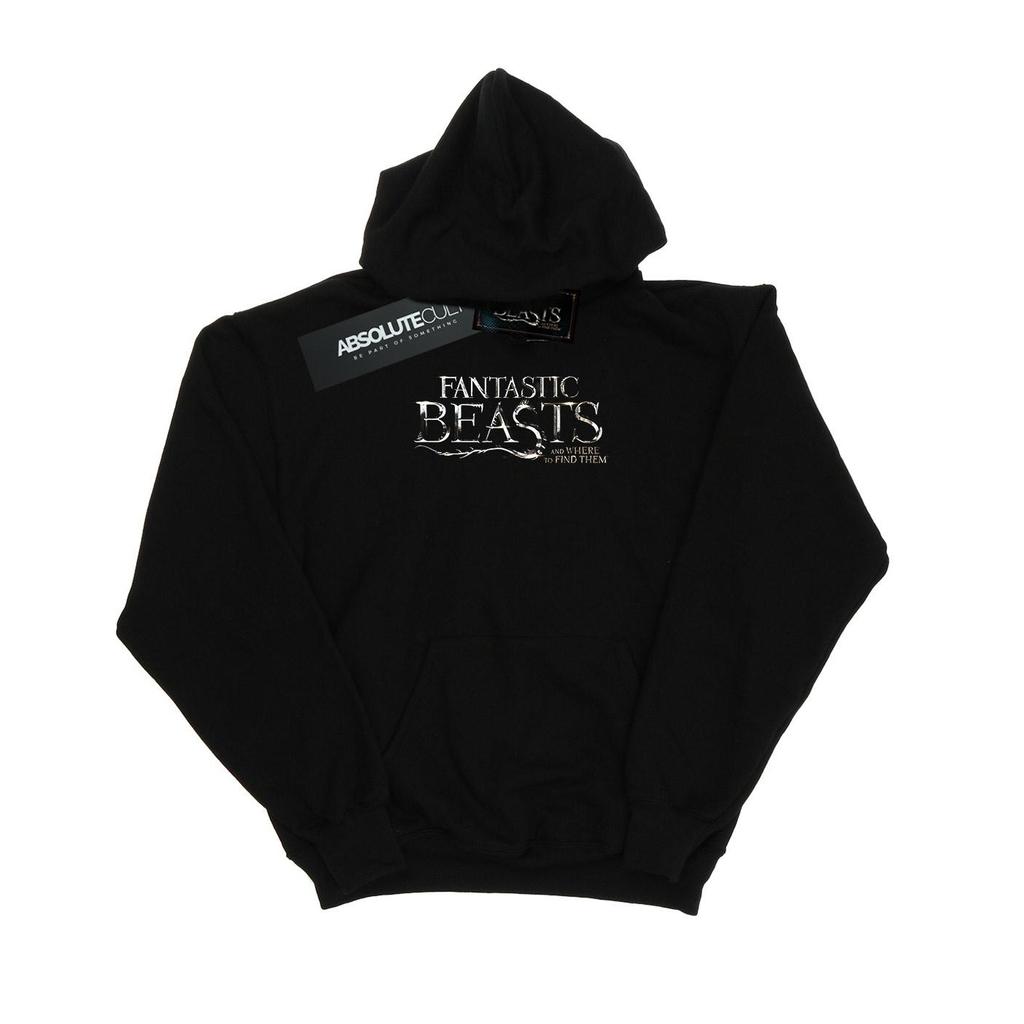Fantastic Beasts Mens Text Logo Hoodie