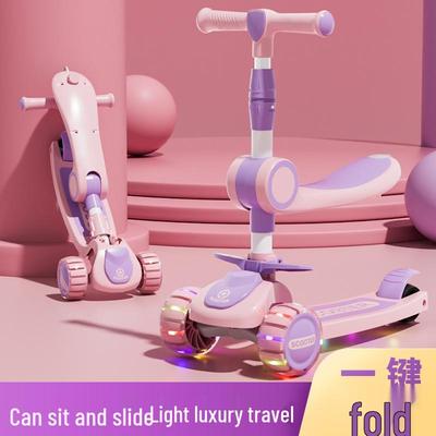 3-in-1 Children's Scooter for Ages 1-12: Safe and Fun for Boys and Girls