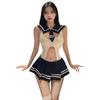 School Girl Hot Uniform Kawaii Deep V Bodysuit Japanese Erotic Sexy Lingerie Student Cosplay Costumes Porno Party Bar Temptation