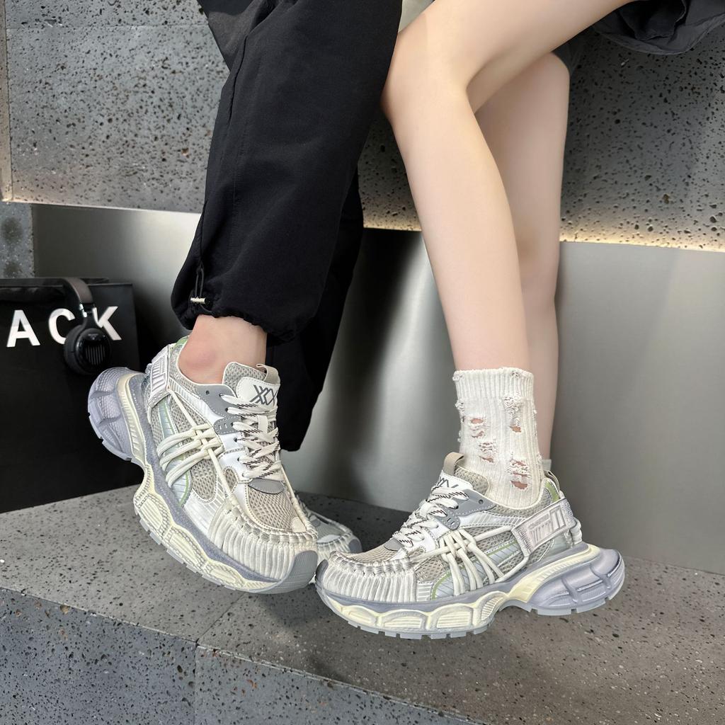 Wind Daddy shoes women's new sports and leisure shoes couple's versatile platform running shoes men