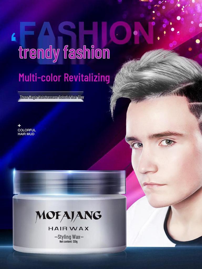 Heiß verkaufende graue Haarwachs-Knete für das Styling von Männern