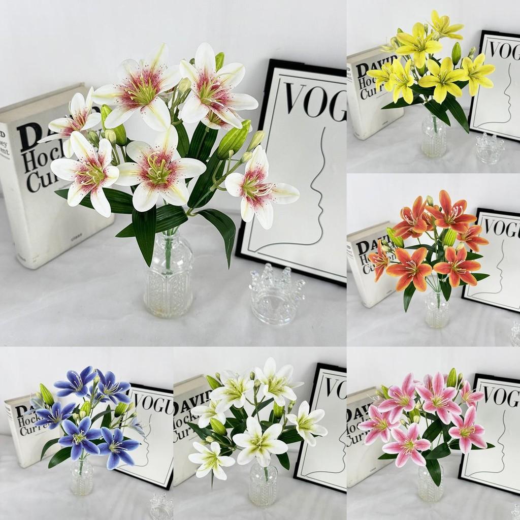 Lily Lifelike Blossom Arrangements For Wedding Venue Decor And Photography Props