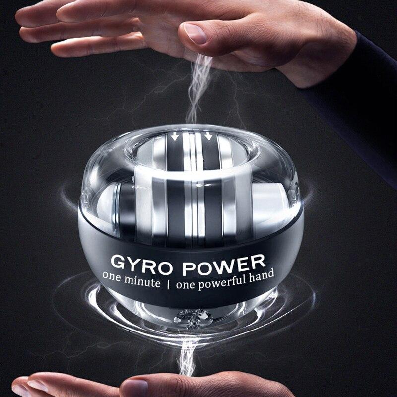 Gyroskopischer Handgelenk-Stärkerball, Power Ball mit Autostart-Bereich, Gyro Power Handgelenk Ball, Arm Handmuskelkraft Trainer Fitnessgeräte