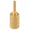 Złota główka diamentowa frezowa 6mm okrągły trzpień 8/10/13/15/20/25mm diament