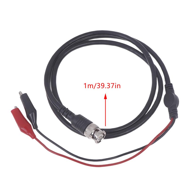 Osciloskopická testovací sonda Vodičový kabel BNC samec Q9 na dvojitý klip 1M Osciloskopický testovací kabel Osciloskopická sonda Testovací kabel