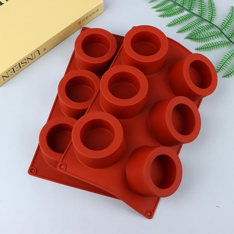 1Pc 6 Hole Round Cake Mold Cake Decorating Silicone Mold Diy Cakes Baking Tool