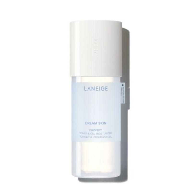 LANEIGE Cream Skin Zinc Peptide Toner & Gel Moisturizer 170ml Hydrating Toner Moisturizer All-in-One Korean Skincare