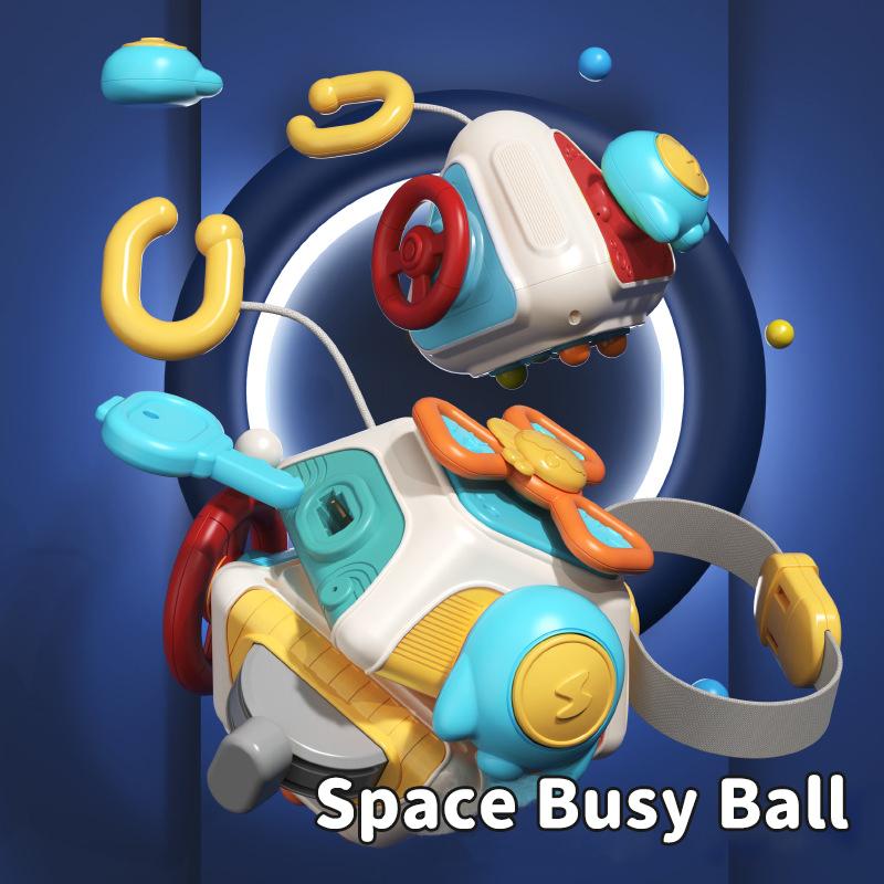 Montessori Sensory Toys Baby Busy Cube Baby Activity Cube Busy Ball Travel Toys Learning Fine Motor Skills Toys Updatedborn Gift
