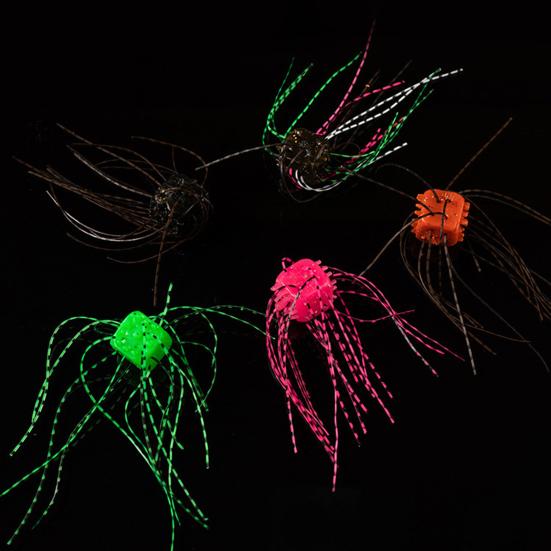 5 Stück 11 cm/4 g Weicher Würfelköder mit Rock Langsam sinkend Bunter PVC Künstlicher Würfelköder Süßwasser Salzwasser Barsch Wels Lachs Angelzubehör