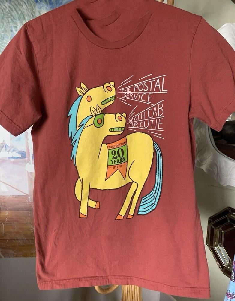 The Postal Service x Death Cab For Cutie Tour 20 Years Red T-Shirt US391 Unisex T-Shirt S