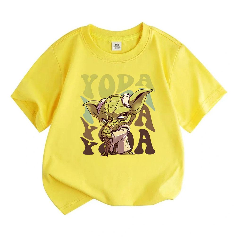 Kids Boys Girls 100% Cotton O-neck Short Sleeve T-Shirt, Cut