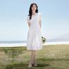 Women's Elegant Round Neck Midi Dress