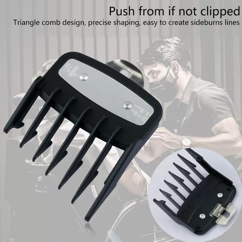 2Pcs Professional Hair Clipper Limit Comb Guide Limit Comb Trimmer Guards Attachment Universal Haircut Tool