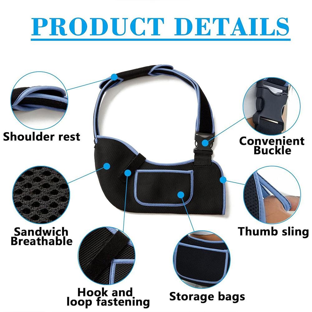 Arm Sling Forearm Brace For Wrist Fracture Adjustable Elbow Support Strap For Men Women Arm Injury Fixing Protector Brace NEW