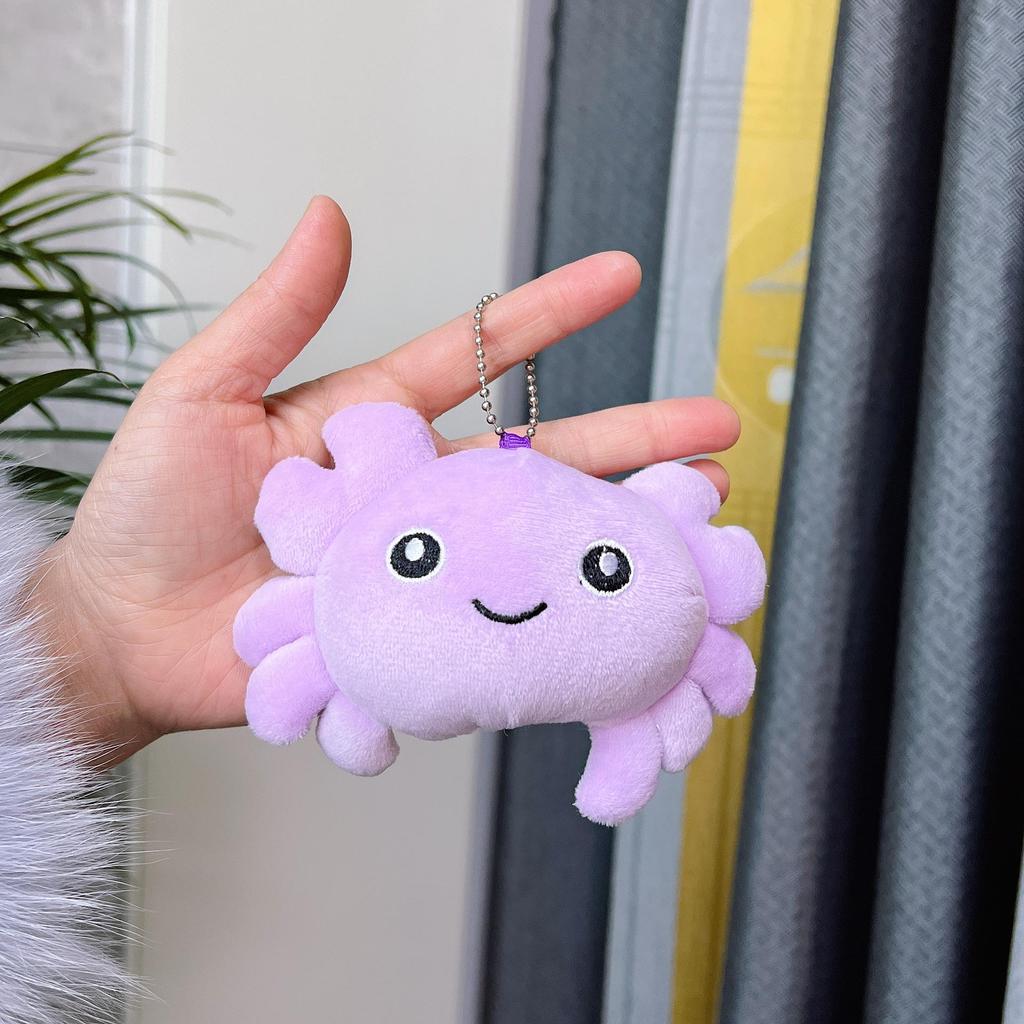 Douyin Crab Plush Keychain: Cute Couple Bag Pendant
