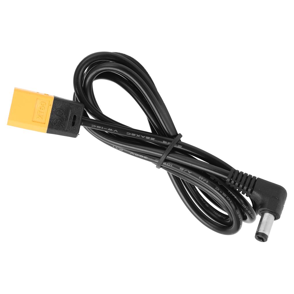 XT60 Power Cable for FPV Flying Goggles 122cm 48in with DC Interface Copper Power Cord