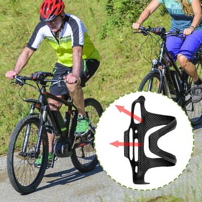 Fahrrad-Wasserflaschenhalter Fahrrad-Flaschenhalter Vollcarbonfaser Fahrrad-Wasserflaschenhalter Leichtgewicht für Flaschen mit Durchmesser 72-75 mm