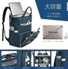 Large Capacity Insulated Backpack Cooler Box Cooler Bag Lunch Bag Insulated Cooler Lunchbox Compatible with Laptops with USB Port Stylish Bag with