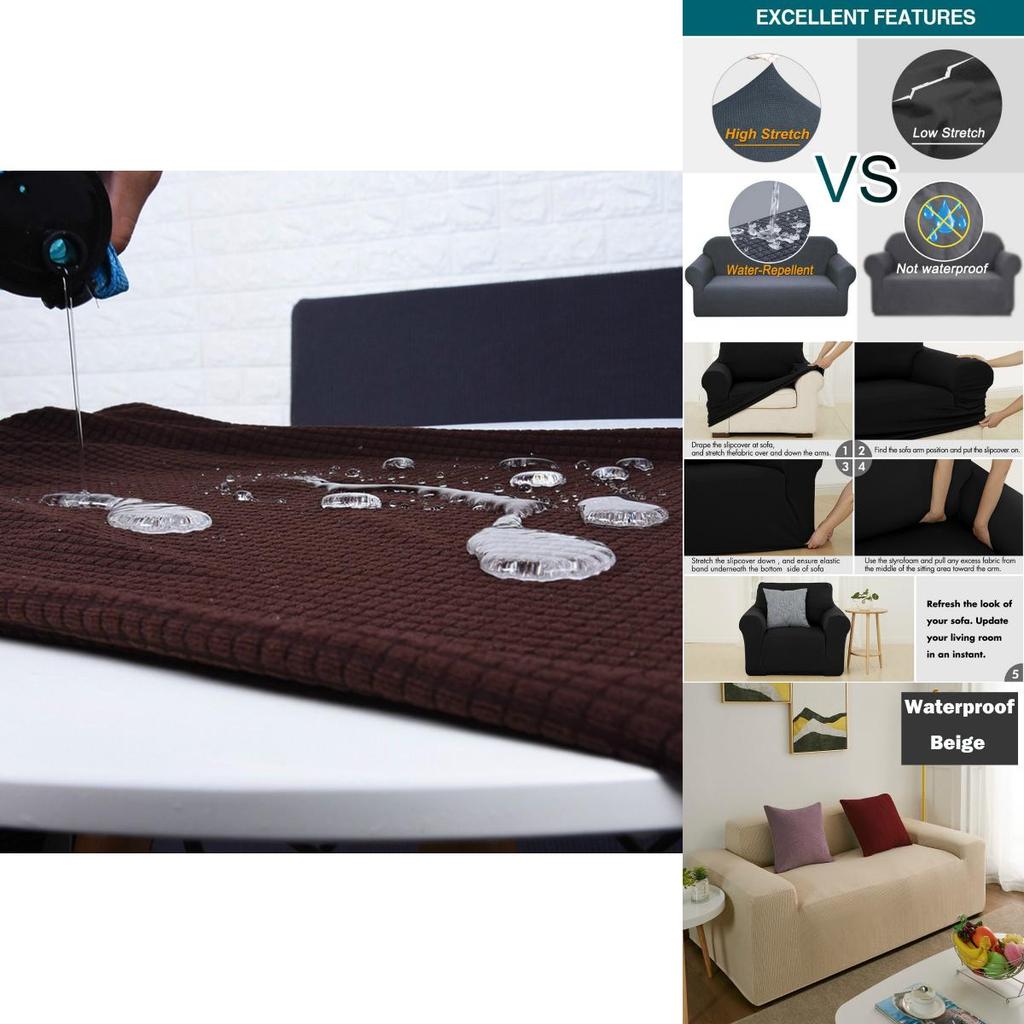 Wrinkle Resistant Elastic Stretch Sofa Cover Slipcovers For Ultimate Comfort And Style