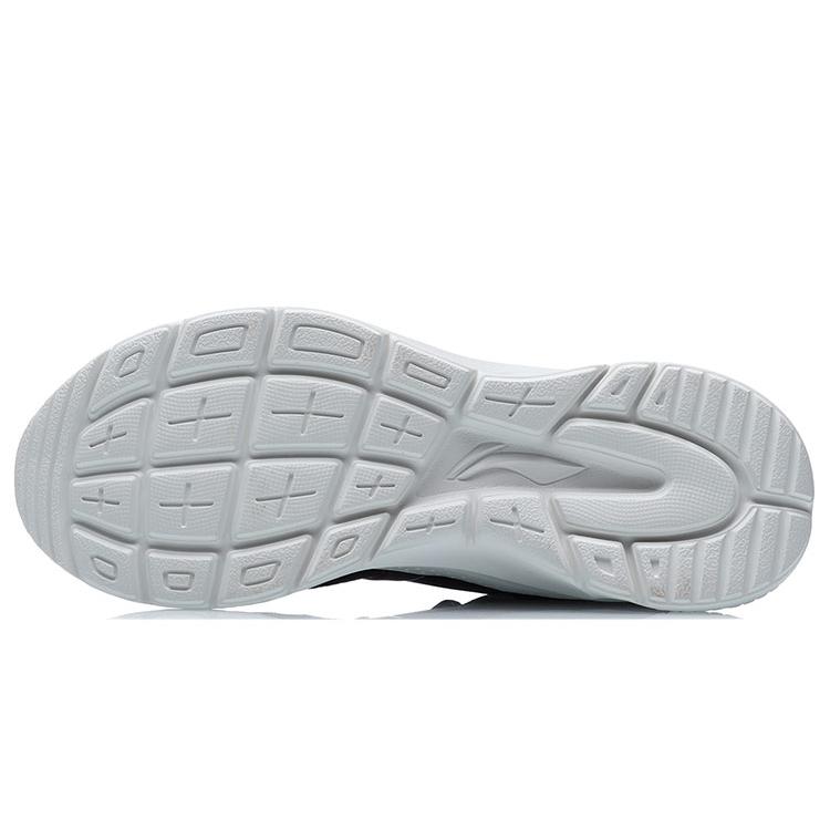 Li Ning Liuyun Lightweight Slip Resistant, Abrasion Resistant, Lightweight Low top Running Shoes Women's Black White AGLR036-1