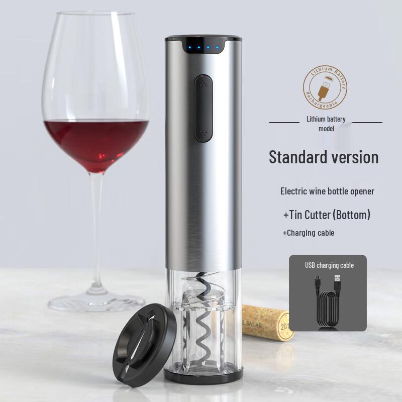 TaoZhi Stainless Steel Electric Wine Bottle Opener