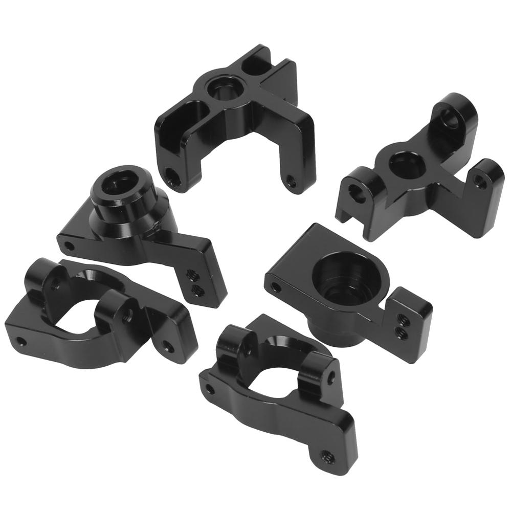 Front Wheel Seat Rear Wheel Seat C Shaped Seat Fit for 1:14 144001 RC Car(Black )