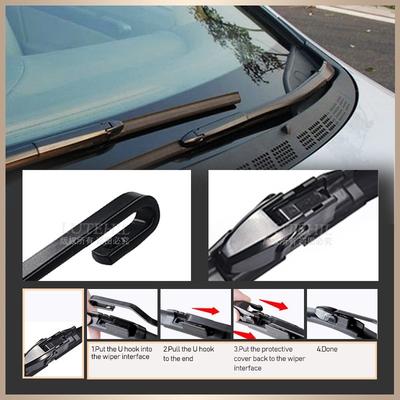 For Honda Civic 8 Sedan 2005-2011 2006 2007 2008 2009 2010 Wiper Front Wiper Blades Windshield Windscreen Window Brush 26"+23"