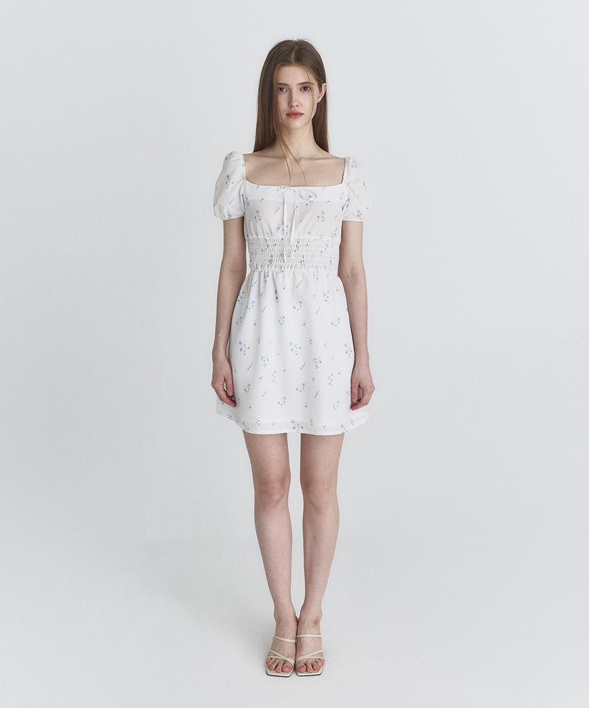 NOT YOUR ROSE Rosie Puff Dress (White)