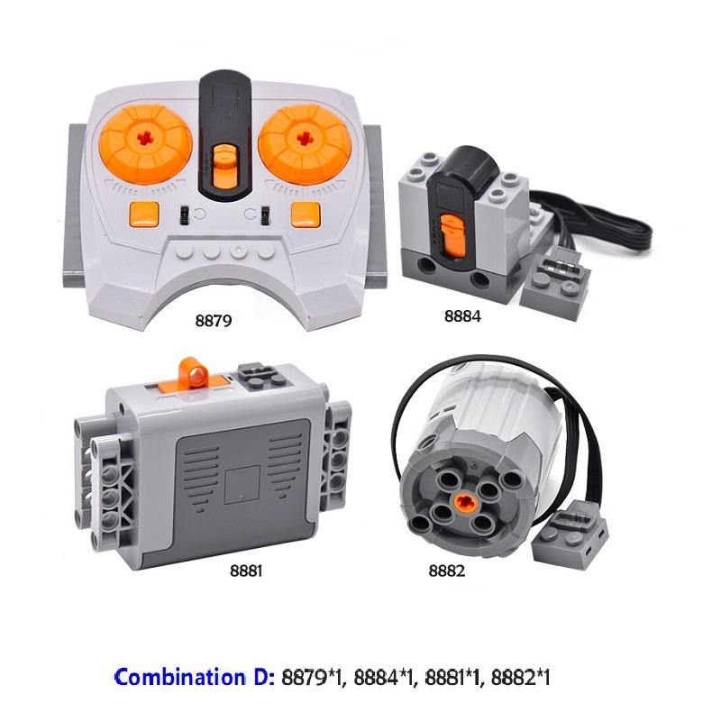 Technické bloky Servo PF Motor vlaku Výkon Funkce MOC High-Tech díly Cihly Příslušenství Technik Servo RC motor