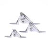 Portable Stainless Steel Double Pulley Block Mini Roller Rod Tip Guide Boat Fishing Accessory Smooth Wear Resistant Durable