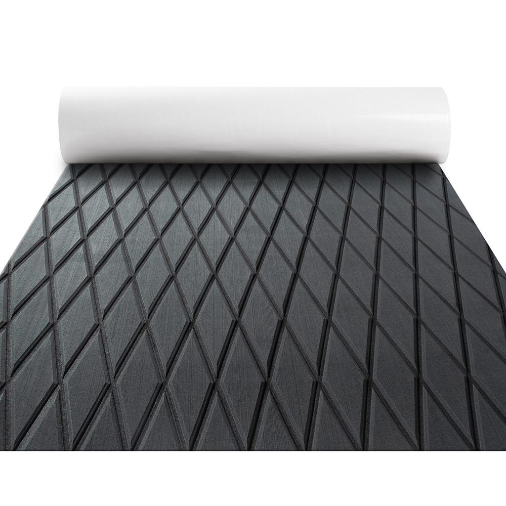 Boat Flooring Eva Foam Mat Deck Sheet Marine Yacht Teak Decking Sheet Adhesive Carpet Decking Pad Anti-Skid 2400x450x6MM