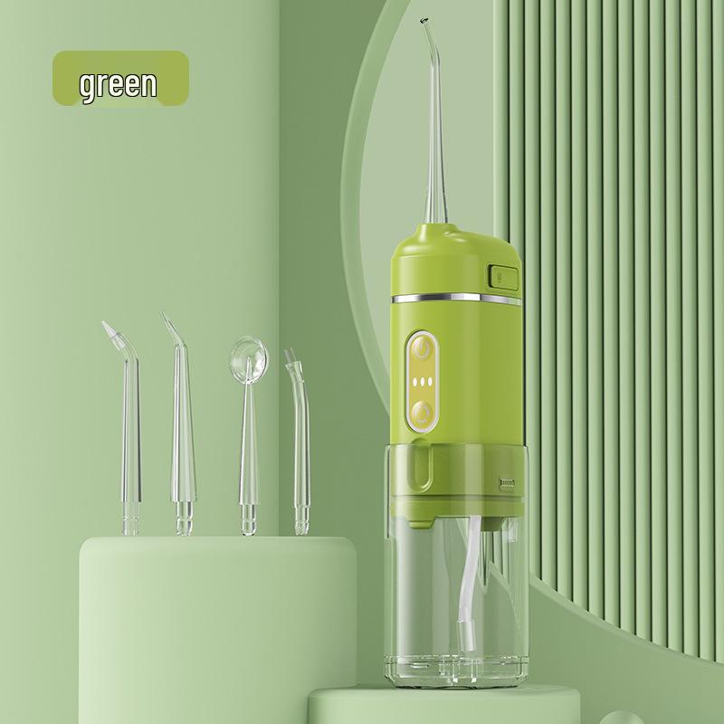 Portable Electric Water Flosser for Oral Care зелёный