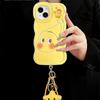 Cartoon doll lanyard suitable for Apple 17promax mobile phone case iphone15 dual bracket 16 Huawei 14 women 13