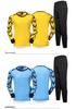 Multi-Directional Sponge Pad Goalkeeper Training Kit - Adult & Children Long Sleeve Football Uniform