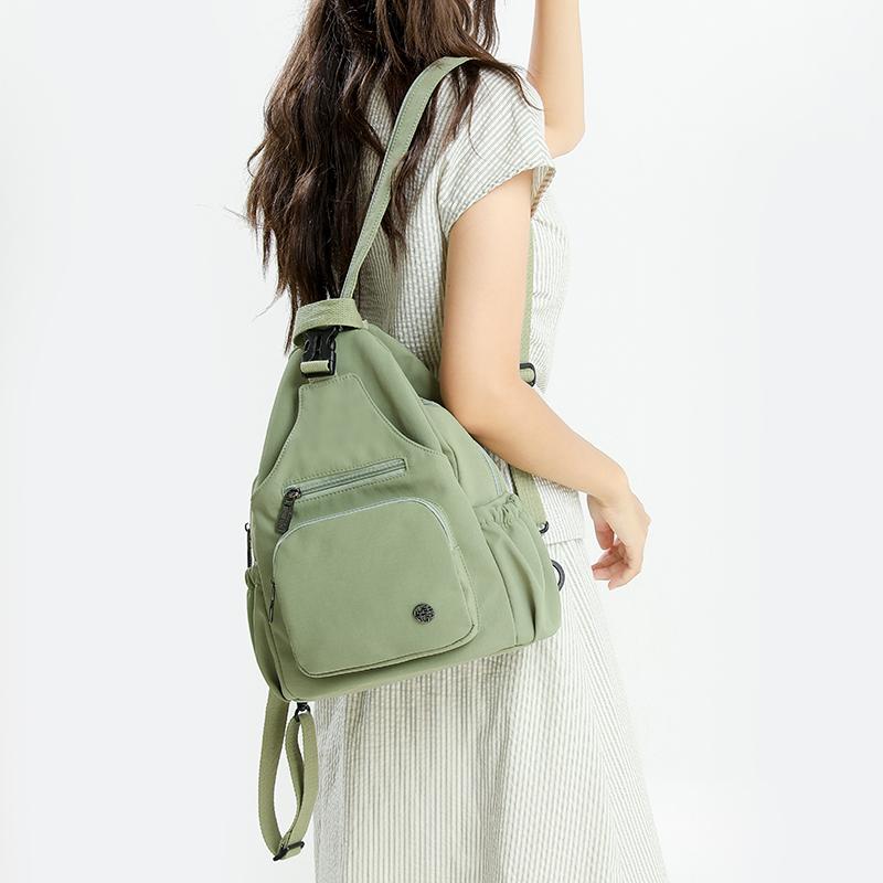 Backpack Crossbody Nylon Multifunctional Womens Chest Bag