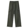 Womens Loose Fit Cargo Pants 2026 Lightweight Quick-Dry High-Waist Utility Trousers Outdoor Hiking Casual Wear