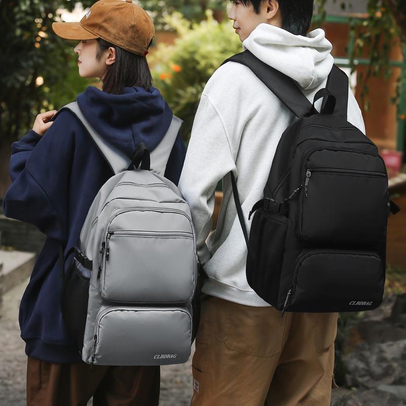 Schoolbag School Bag Female Middle School High School Student Large Capacity Lightweight Waterproof Commuter Computer Bag Backpack Leisure Travel Male