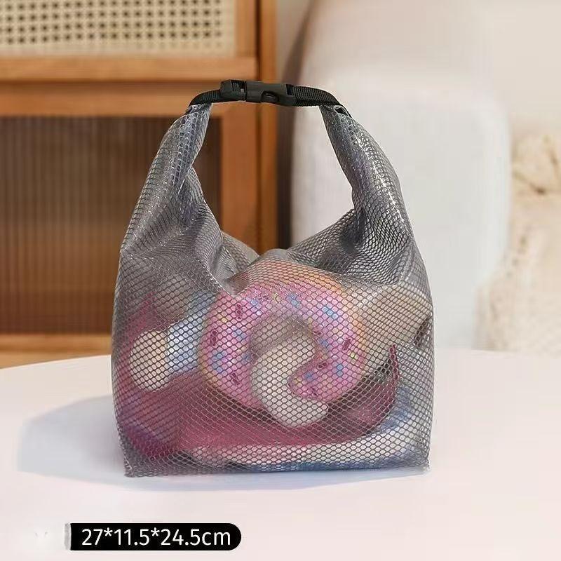 

Waterproof Travel Toiletry Bag, Makeup Organizer & Storage Pouch - Clear EVA Material, Large Opening, Portable Handle for Travel, Gym, Swimming S