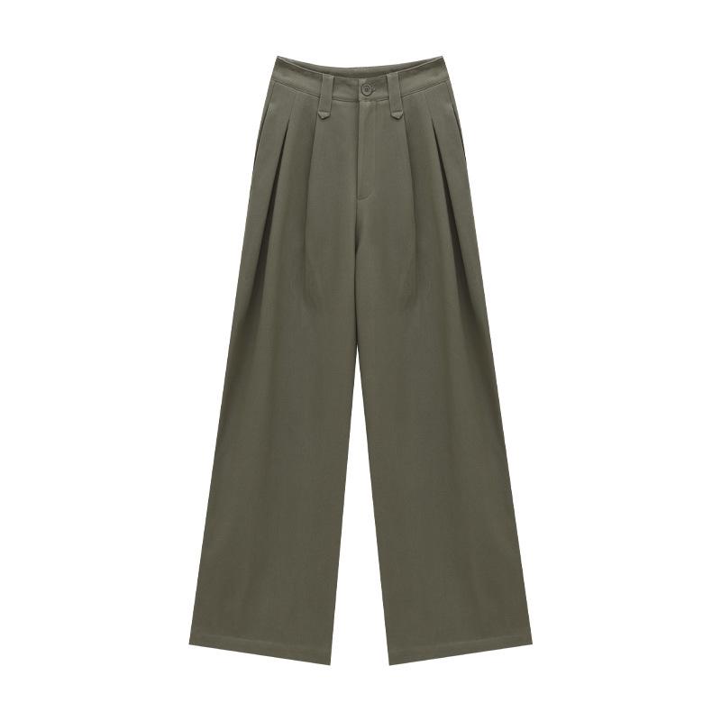 

Love and Nancy зима 2024 корейские хлопковые прямые повседневные брюки для поездок на работу Medium