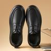 Men's shoes leather casual shoes men's new lace-up leather shoes men's platform men's shoes leather breathable super soft comfortable non-slip