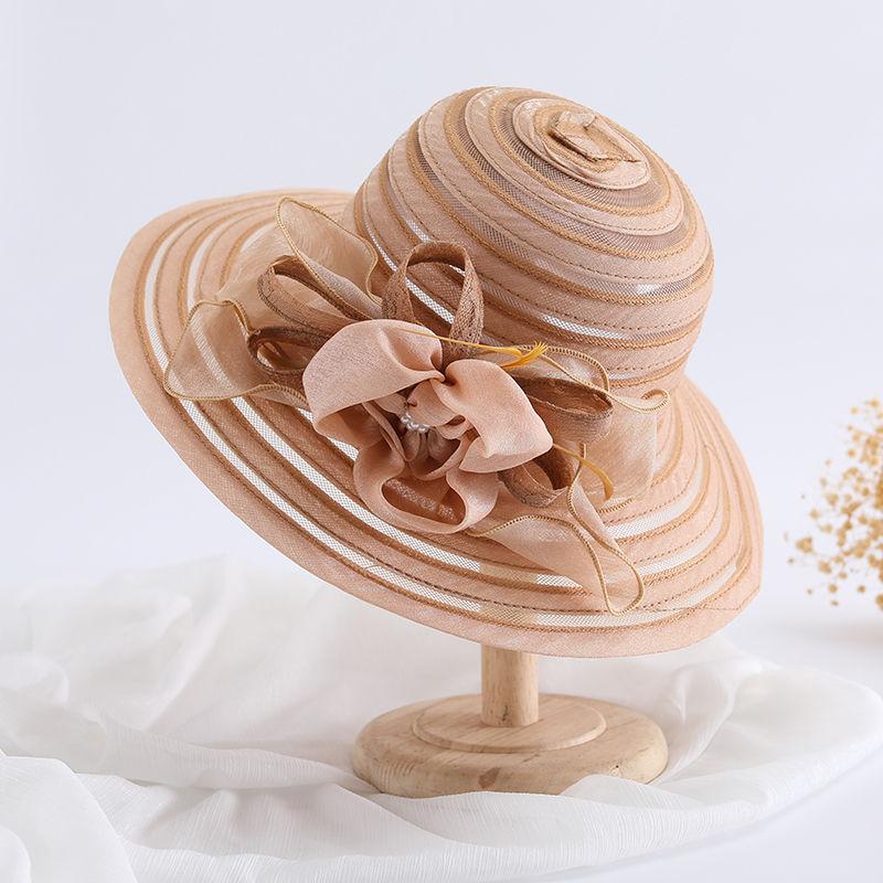 

Lace Flower Sun Hat for Children Summer Large Eave Sun Protection Thin Fisherman Hat Foldable Breathable Sun Hat [56-58]